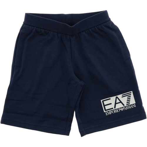 Kleidung Jungen Shorts / Bermudas Emporio Armani EA7 3GBS52-BJ05Z Blau
