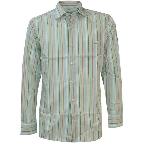 Kleidung Herren Langärmelige Hemden Lacoste CH2843 Grün