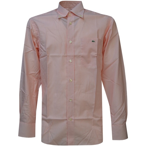 Kleidung Herren Langärmelige Hemden Lacoste CH2034 Rosa
