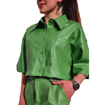 Kleidung Damen Hemden Lumina L5587 Grün