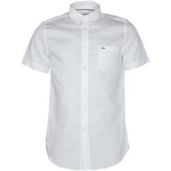 Kleidung Herren Kurzärmelige Hemden Lacoste CH0221 Weiss