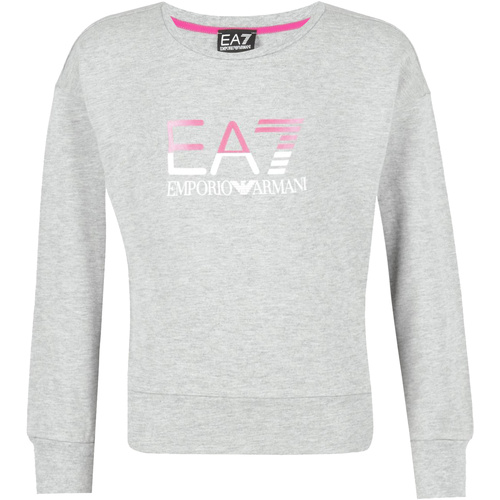Kleidung Mädchen Sweatshirts Emporio Armani EA7 6ZFM51-FJR0Z Grau