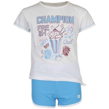 Kleidung Mädchen Jogginganzüge Champion 403333 Weiss