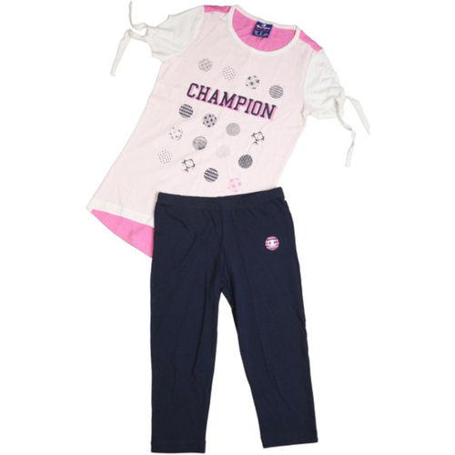 Kleidung Mädchen Jogginganzüge Champion 403177 Weiss