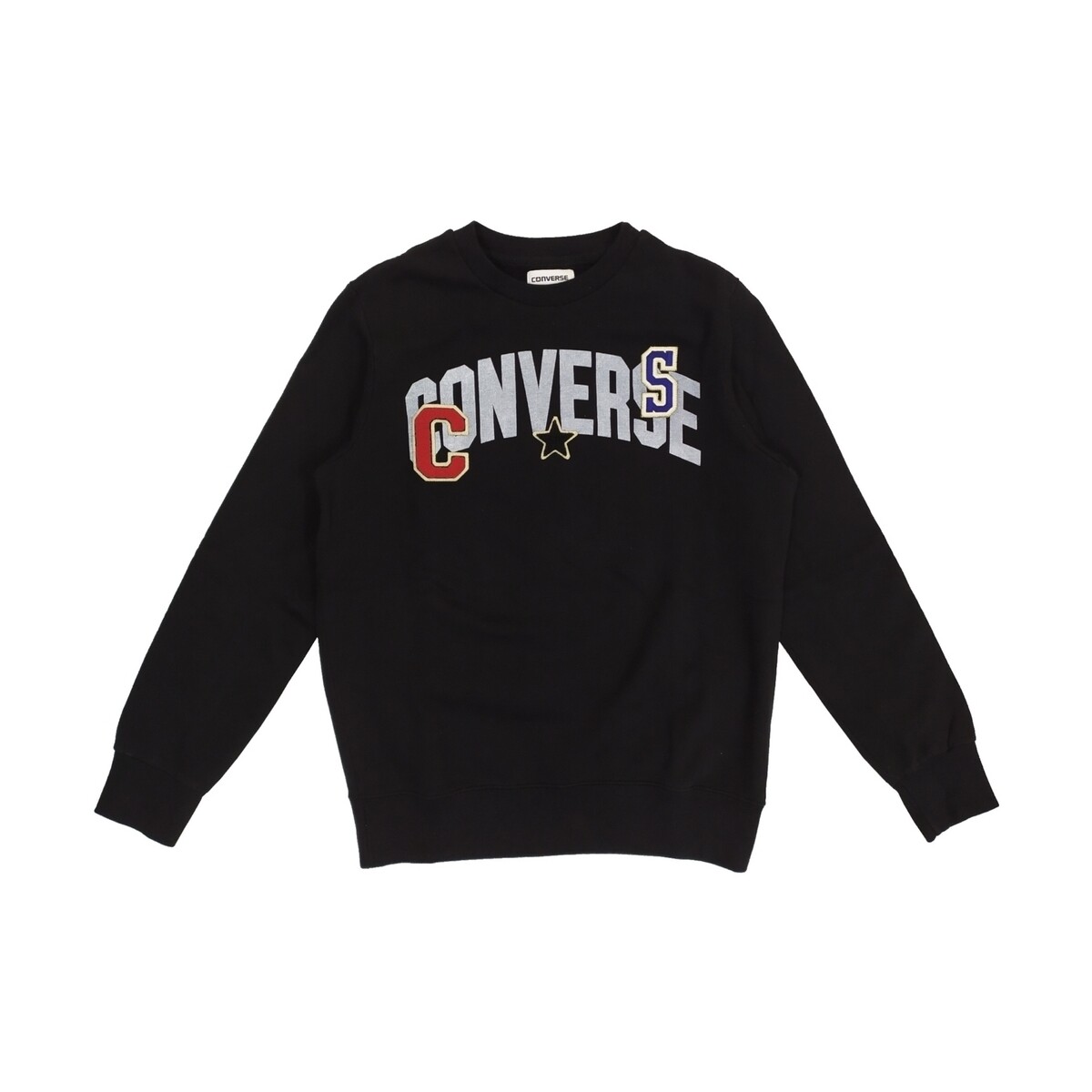 Kleidung Herren Sweatshirts Converse 10006078 Schwarz