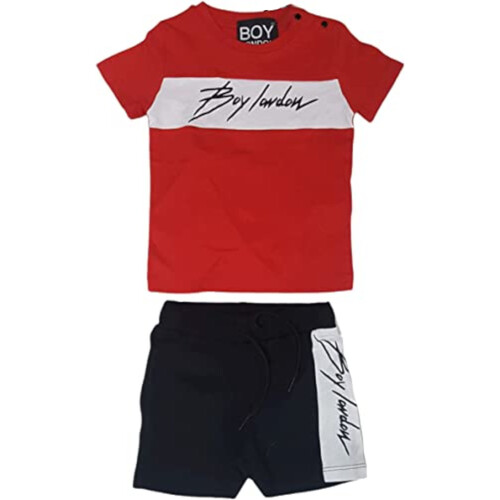 Kleidung Kinder Jogginganzüge Boy London COMBL1100B Rot
