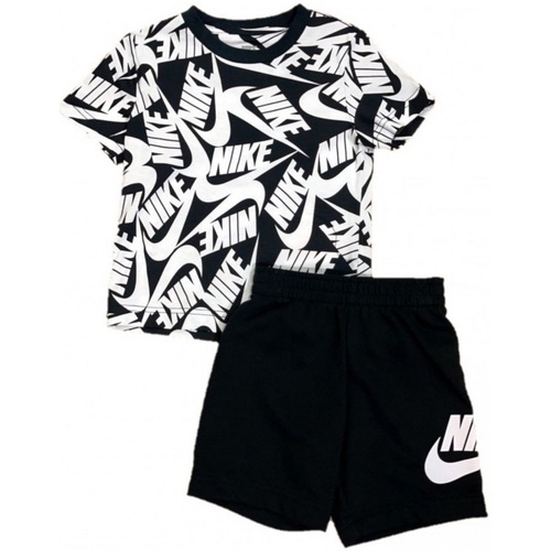 Kleidung Jungen Jogginganzüge Nike 86H749 Schwarz
