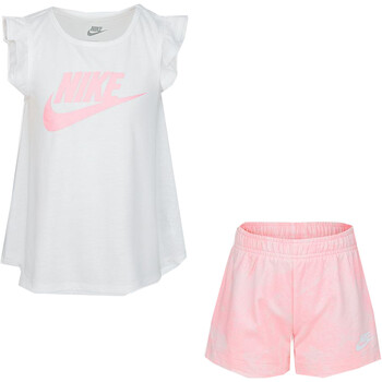 Kleidung Mädchen Jogginganzüge Nike 36H833 Weiss