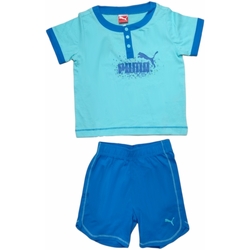 Kleidung Jungen Jogginganzüge Puma 819605 Blau