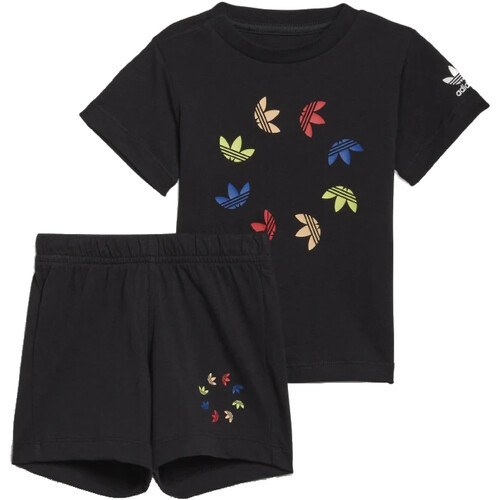 Kleidung Kinder Jogginganzüge adidas Originals HE6854 Schwarz