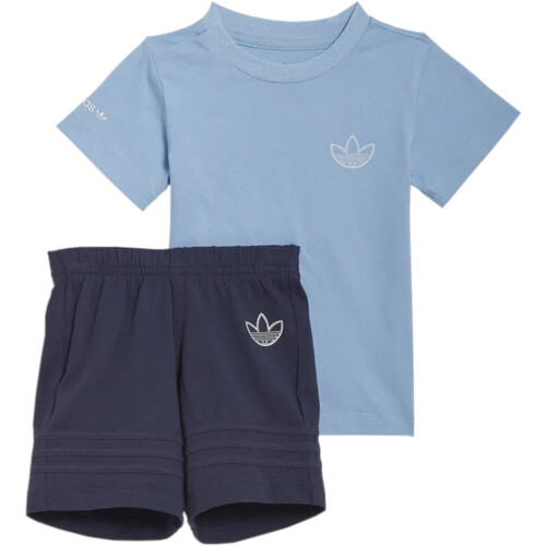Kleidung Kinder Jogginganzüge adidas Originals HE2071 Marine
