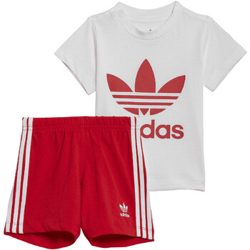 Kleidung Kinder Jogginganzüge adidas Originals HE4659 Weiss