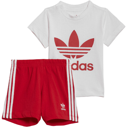 Kleidung Kinder Jogginganzüge adidas Originals HE4659 Weiss