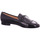 Schuhe Damen Slipper Luca Grossi Premium F728M-neroNaplak Schwarz