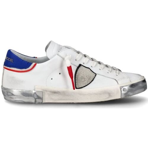 Schuhe Herren Sneaker Philippe Model PRLU VLT2 - PARIS X-VEAU TECHNIQUE BLANC Weiss