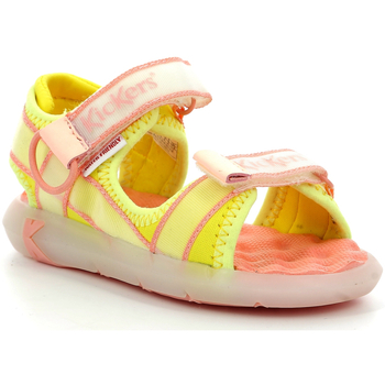 Schuhe Kinder Sandalen / Sandaletten Kickers Kickjune Rosa