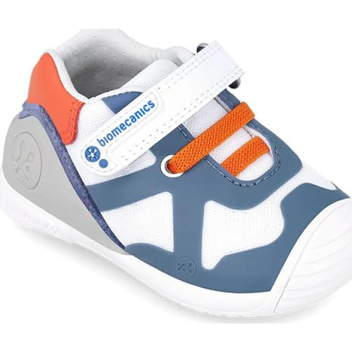 Schuhe Jungen Sneaker Low Biomecanics SPORTBIOMECANIK 242151 GITTER WEISS_ORANGE