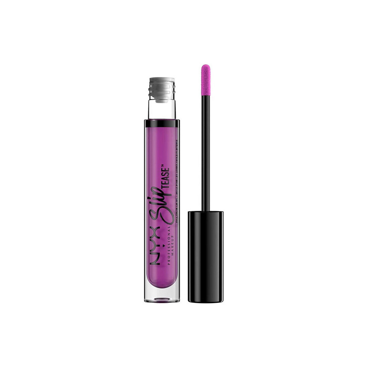 Beauty Damen Lippenstift Nyx Professional Make Up Lippenöl Slip Tease Full Color Violett