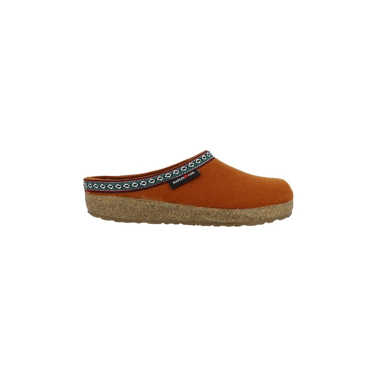 Schuhe Damen Hausschuhe Haflinger GRIZZLY FRANZL Orange