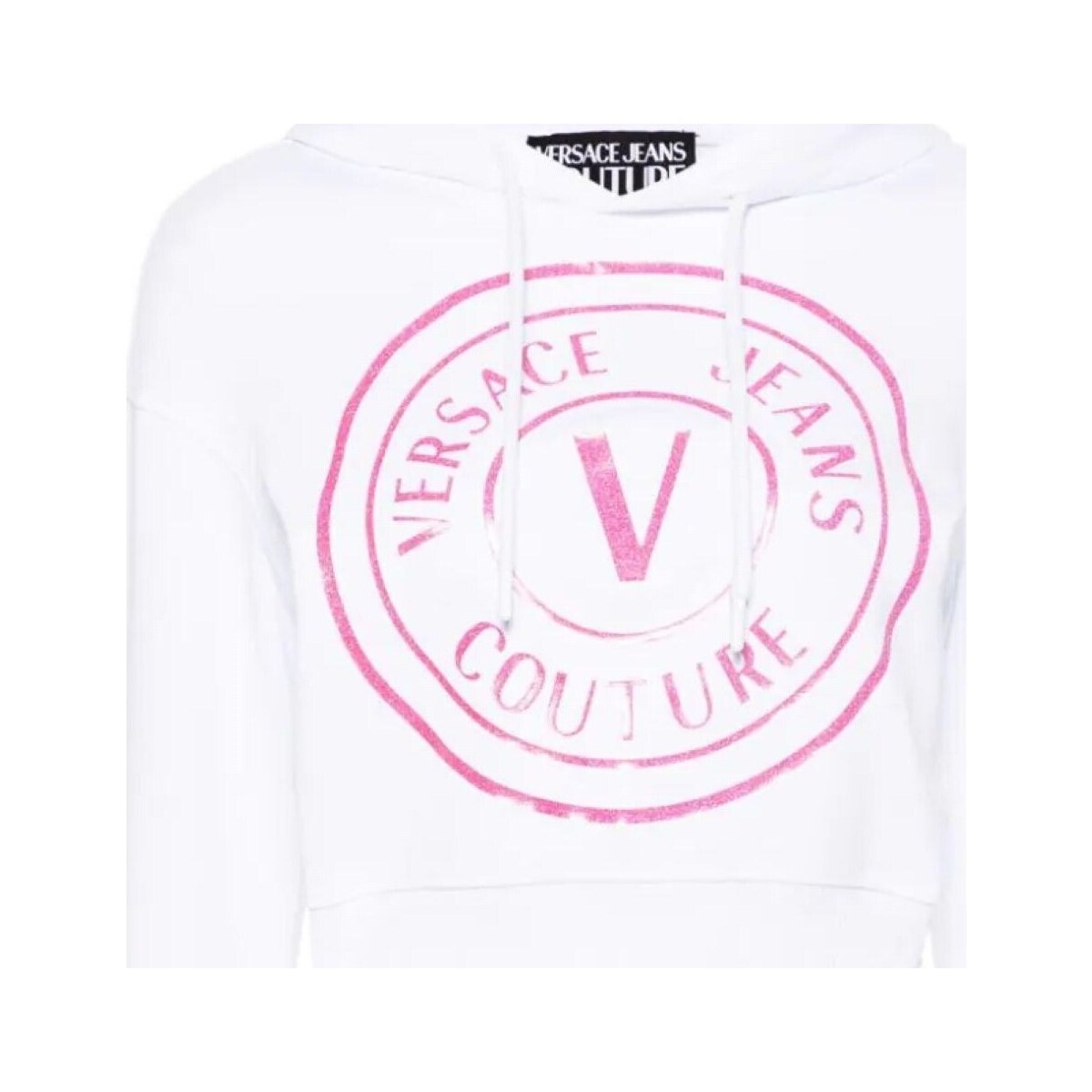 Kleidung Damen Sweatshirts Versace Jeans Couture 76HAIG05-CF01G Weiss