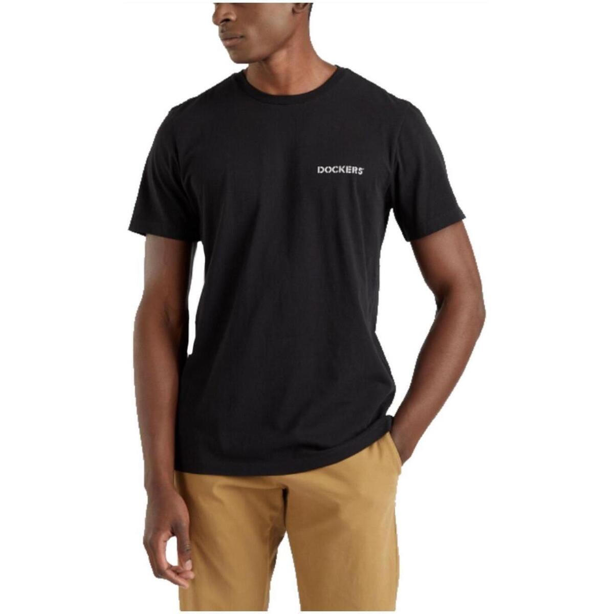 Kleidung Herren T-Shirts Dockers  Schwarz