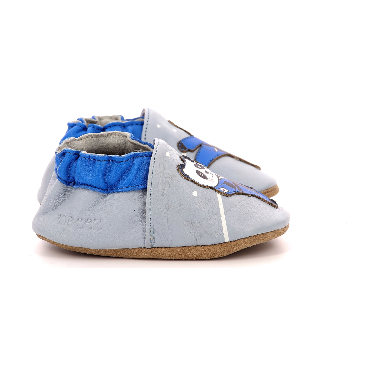 Schuhe Jungen Babyschuhe Robeez Karate Panda Blau