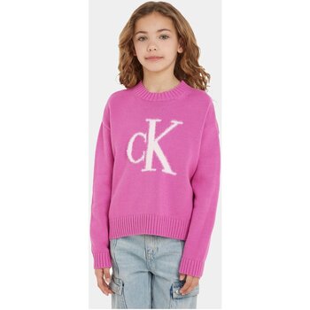 Kleidung Kinder T-Shirts & Poloshirts Calvin Klein Jeans IG0IG02220 Violett