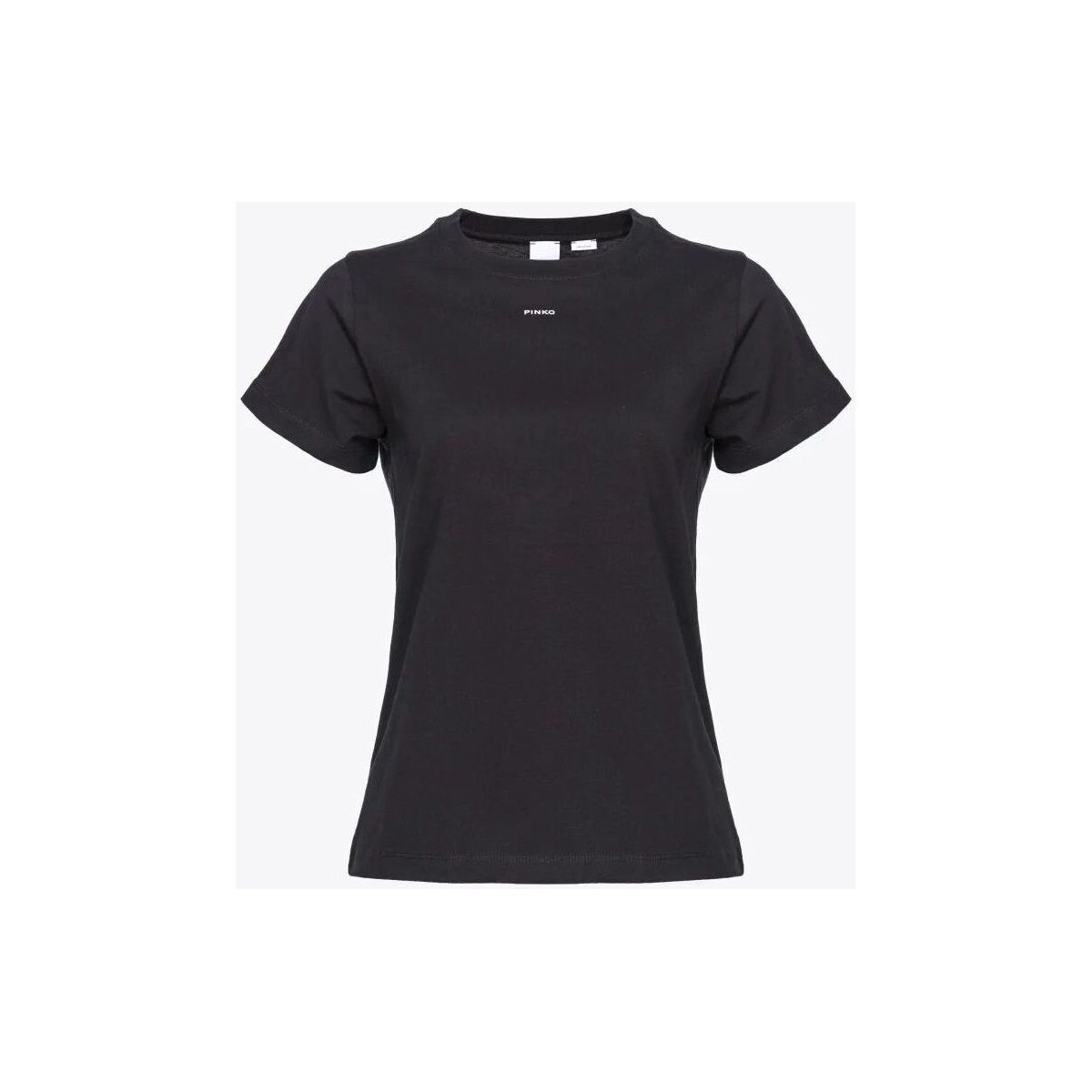 Kleidung Damen T-Shirts & Poloshirts Pinko BASICO 100373 A1N8-Z99 Schwarz