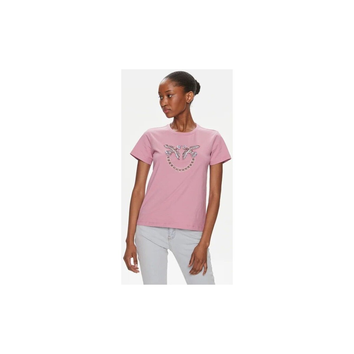 Kleidung Damen T-Shirts & Poloshirts Pinko QUENTIN 100535 A1R7-N98 Rosa
