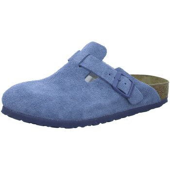 Schuhe Herren Pantoletten / Clogs Birkenstock Offene Boston LEVE Elemental Blue 1026804 Blau