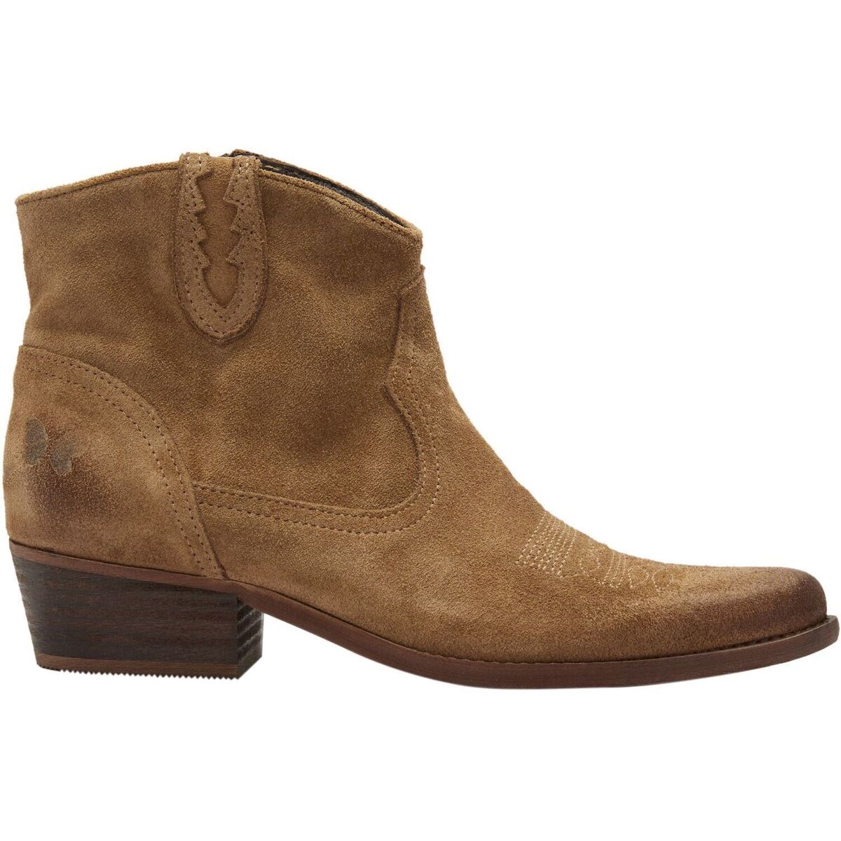 Schuhe Damen Boots Felmini Stiefelette Braun