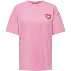 Kleidung Damen T-Shirts & Poloshirts Only  Rosa