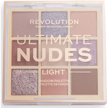 Beauty Damen Lidschatten Revolution Make Up Ultimate Nudes Lidschattenpalette light 8,10 Gr 