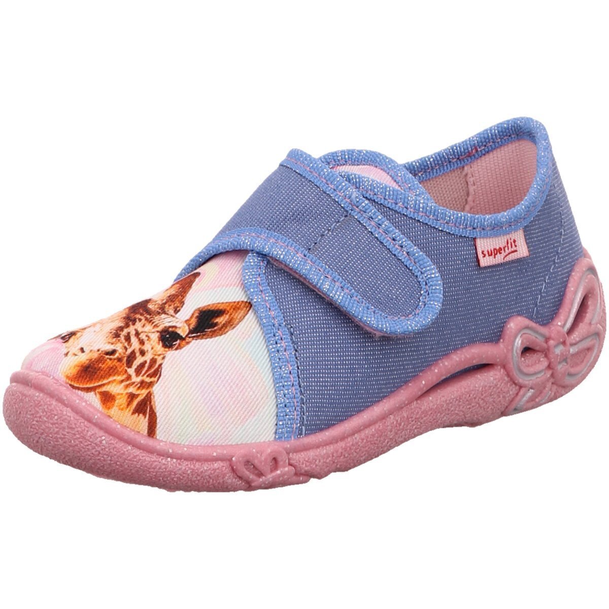 Schuhe Mädchen Babyschuhe Superfit Maedchen Hausschuh Textil \ BELINDA Blau