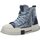 Schuhe Damen Stiefel Rebecca White Stiefeletten X52-5 MIX GLITTER NAVY Blau