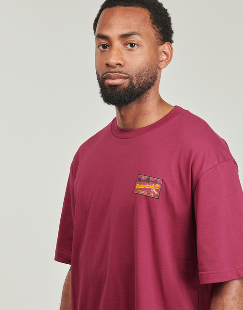 Timberland SS GRAPHIC TEE Bordeaux