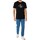 Kleidung Herren T-Shirts Calvin Klein Jeans T-Shirt mit unterbrochener Kontur Schwarz