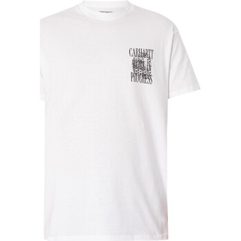 Kleidung Herren T-Shirts Carhartt Always A WIP Back-Grafik-T-Shirt Weiss
