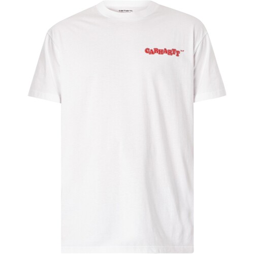 Kleidung Herren T-Shirts Carhartt Fast-Food-T-Shirt Weiss
