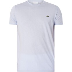 Kleidung Herren T-Shirts Lacoste Logo T-Shirt Blau