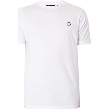 Ma.strum  T-Shirt Übergroßes T-Shirt mit Logo-Print auf der Rückseite