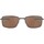 Uhren & Schmuck Herren Sonnenbrillen Oakley Quadratische Sonnenbrille aus Draht Braun