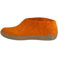 Schuhe Pantoffel Glerups Ledersohle Orange