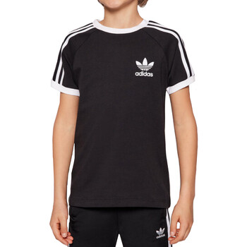 Kleidung Jungen T-Shirts adidas Originals DV2902 Schwarz