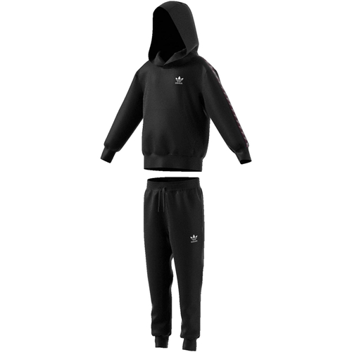 Kleidung Jungen Jogginganzüge adidas Originals ED7755 Schwarz