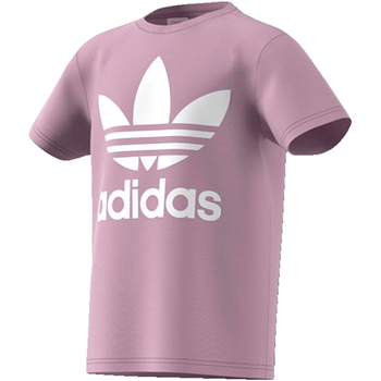 Kleidung Mädchen T-Shirts adidas Originals EJ3246 Rosa