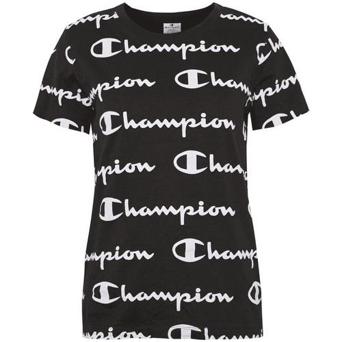 Kleidung Damen T-Shirts Champion 112603 Schwarz