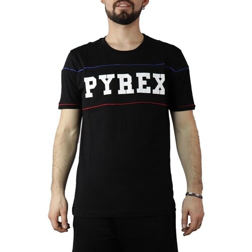 Kleidung Herren T-Shirts Pyrex 40798 Schwarz