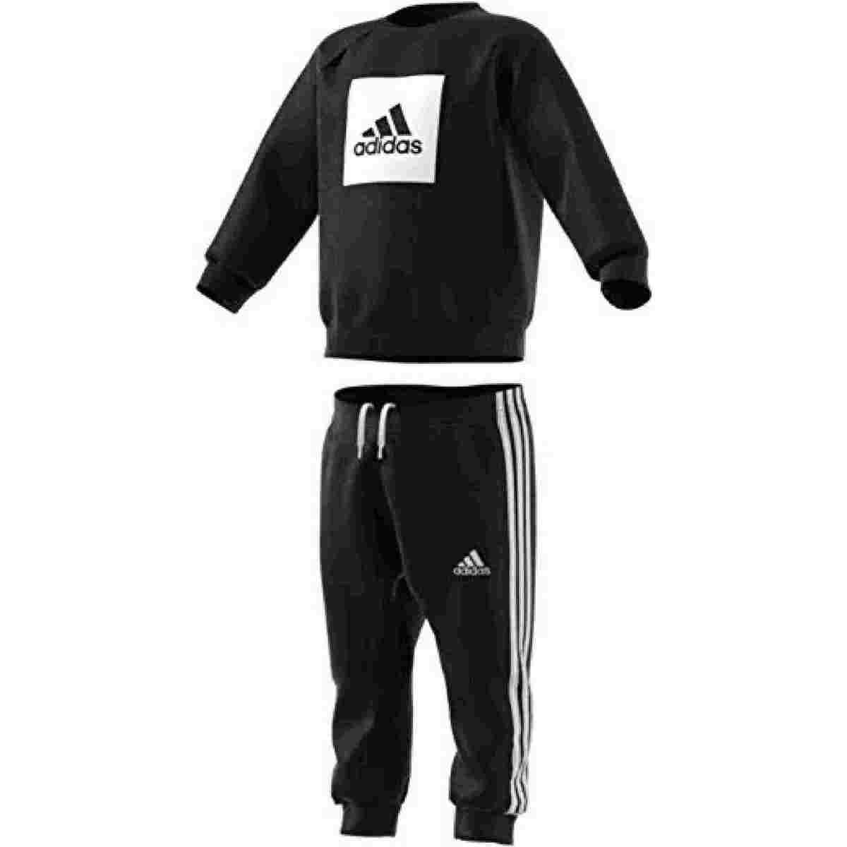 Kleidung Kinder Jogginganzüge adidas Originals FR5305 Schwarz