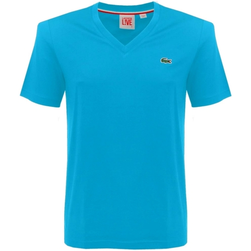 Kleidung Herren T-Shirts Lacoste TH6522 Grün